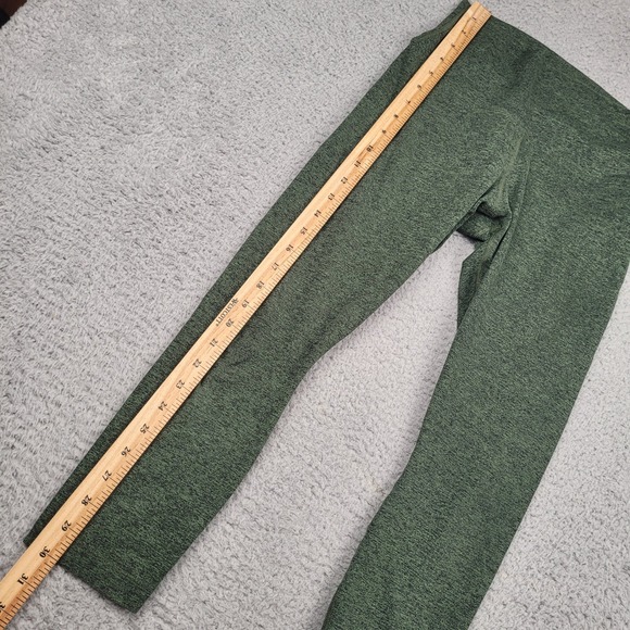 NOBULL Womens Green Heathered Leggings‎ Workout Pants high waist Size S - Picture 6 of 7